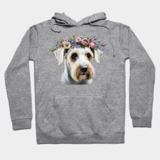 Floral Sealyham Terrier Hoodie